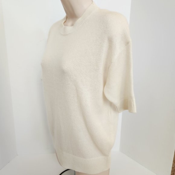 THEORY Feather Cashmere Easy Pull Over Sweater, Petite - Picture 9 of 13